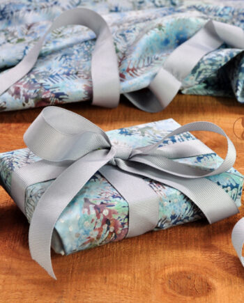 Winter Dawn Fabric Gift Wrapping