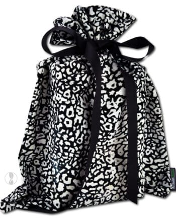 Safari Black Fabric Gift Bag